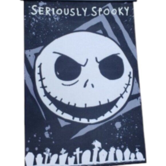 The Nightmare Before Christmas Jack Skellington Seriously Spooky Wall Hanging - Picture 1 of 10